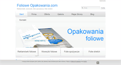 Desktop Screenshot of folioweopakowania.com