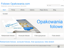Tablet Screenshot of folioweopakowania.com